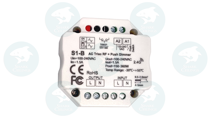 Приемник для диммера Q&F S1-B 4-х зон.220V 1.5A (для RS1) 2438 - фото 5795