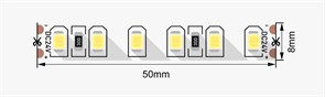 Лента SWG ceiling, SMD2835, 160 led/м, 11,8Вт/м 24В IP20 Холодный белый, 3М 5 м 2695