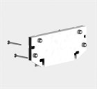 Заглушка торцевая для световой линии SLOTT 2.0 белый/чёрный 2329