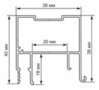 ПФ 6868 Конструктивный брус с подсветкой Flexy 2672